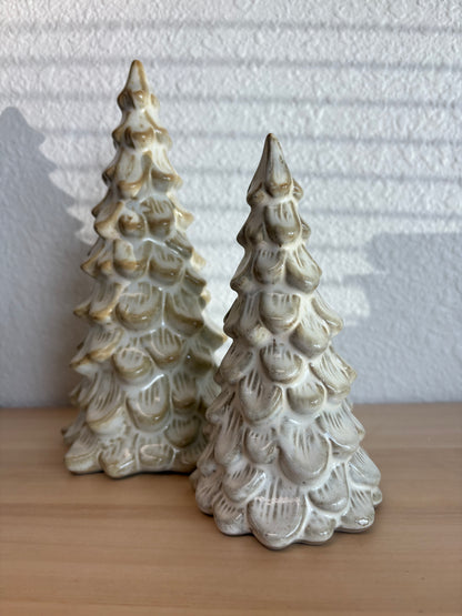 Cream Glaze Stoneware Tree