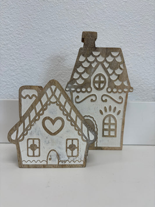 Gingerbread Drive Wood Houses