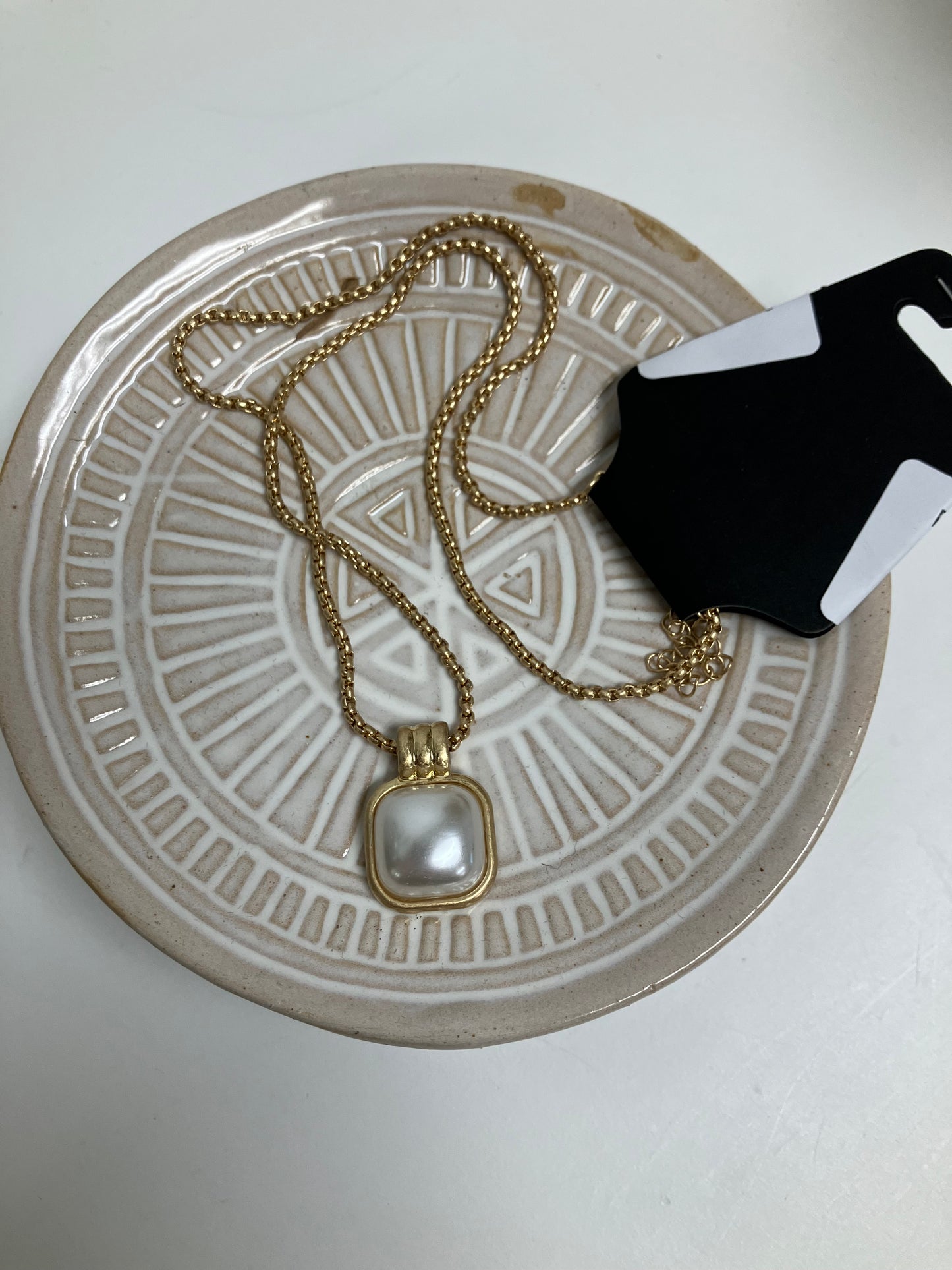 Pearl Square Necklace