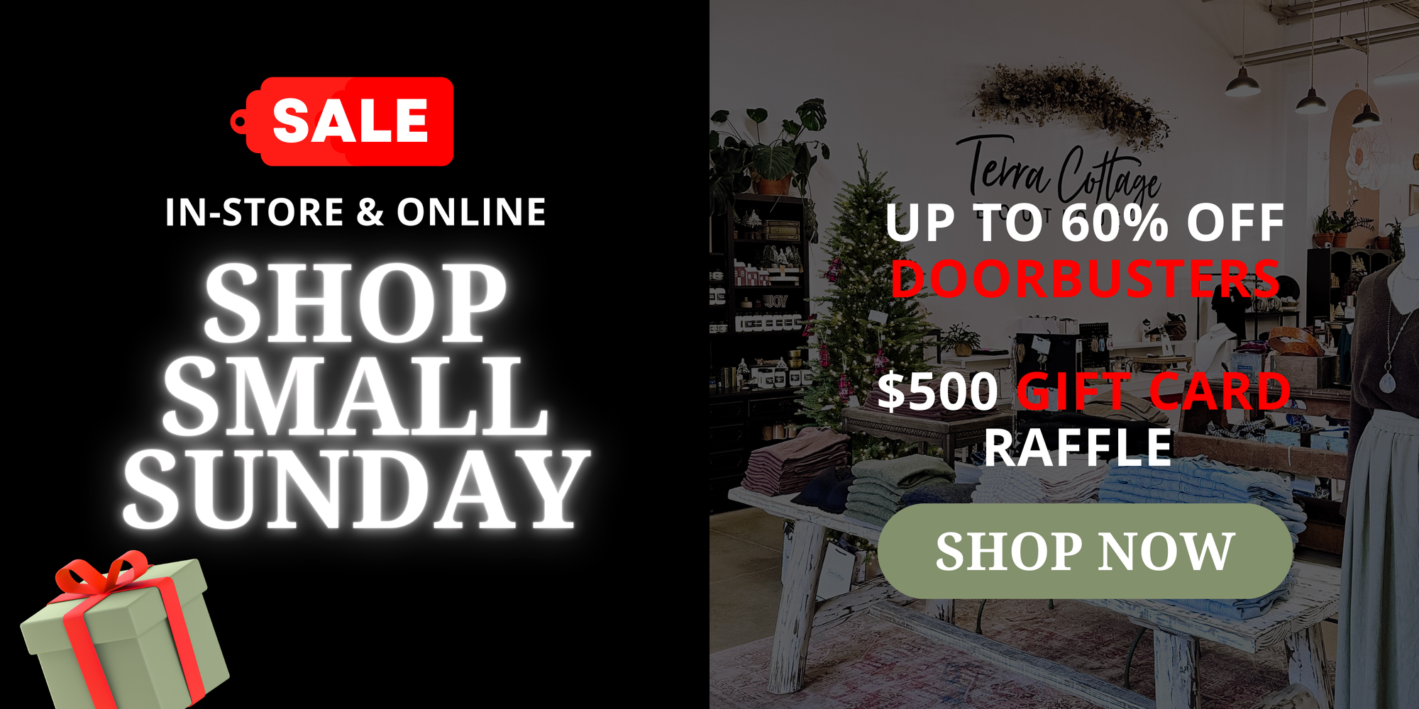 shop our small business Sunday  sales event