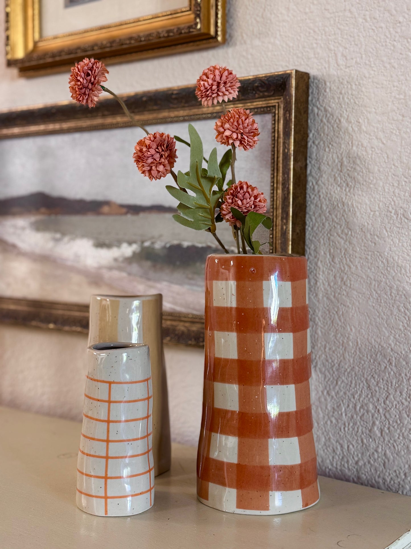 Fall Stoneware Vases