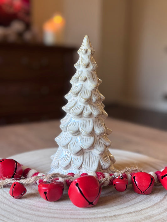 Cream Glaze Stoneware Tree