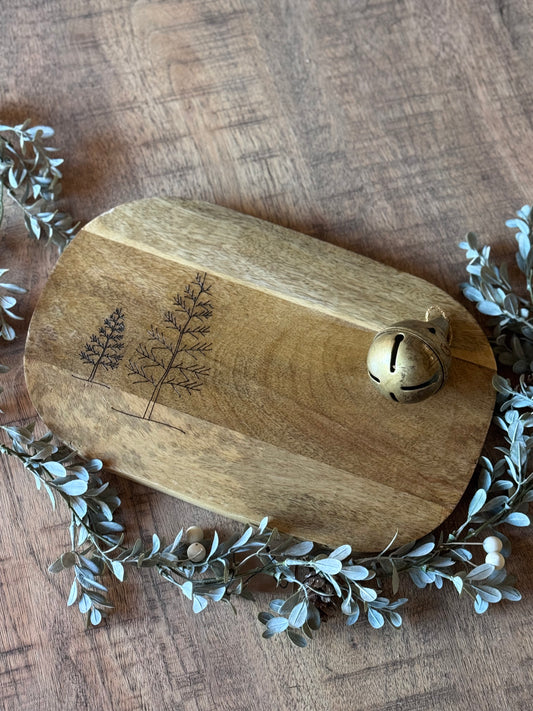 Tree Etched Serving Board