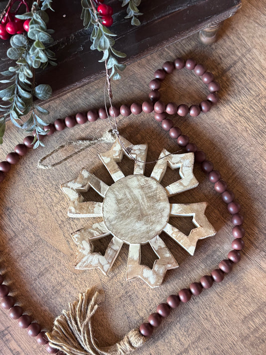 Chestnut 59” Bead Garland