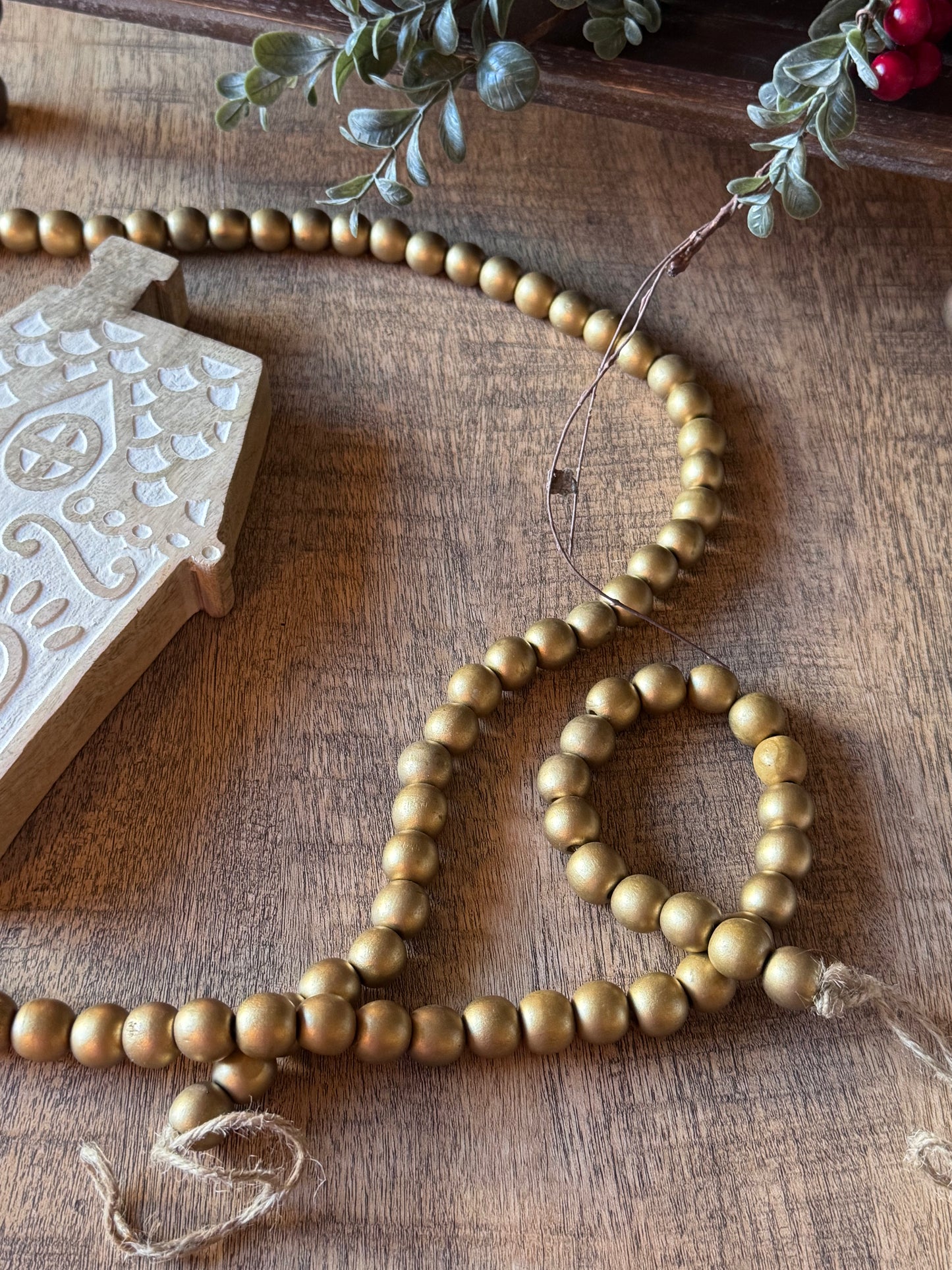 Gold 60” Bead Garland