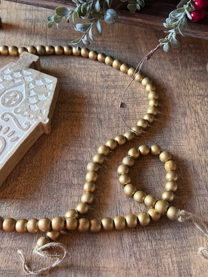 Gold 60” Bead Garland