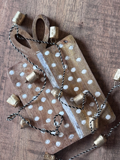 Gold Metal Bell Garland