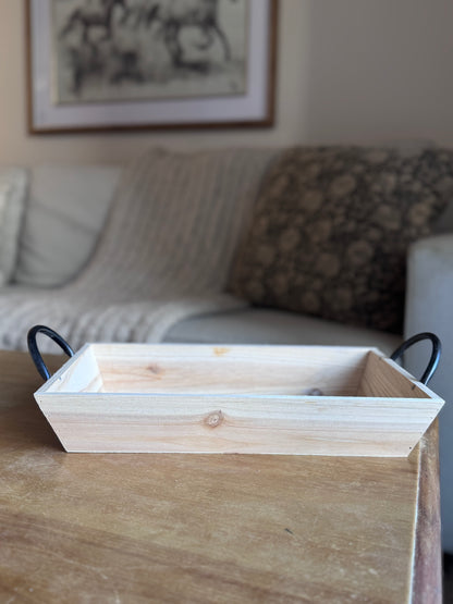 Rectangle Garden Box Wood Tray