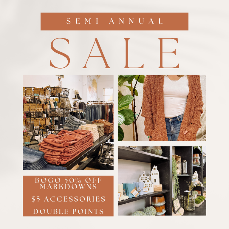 semi annual sale