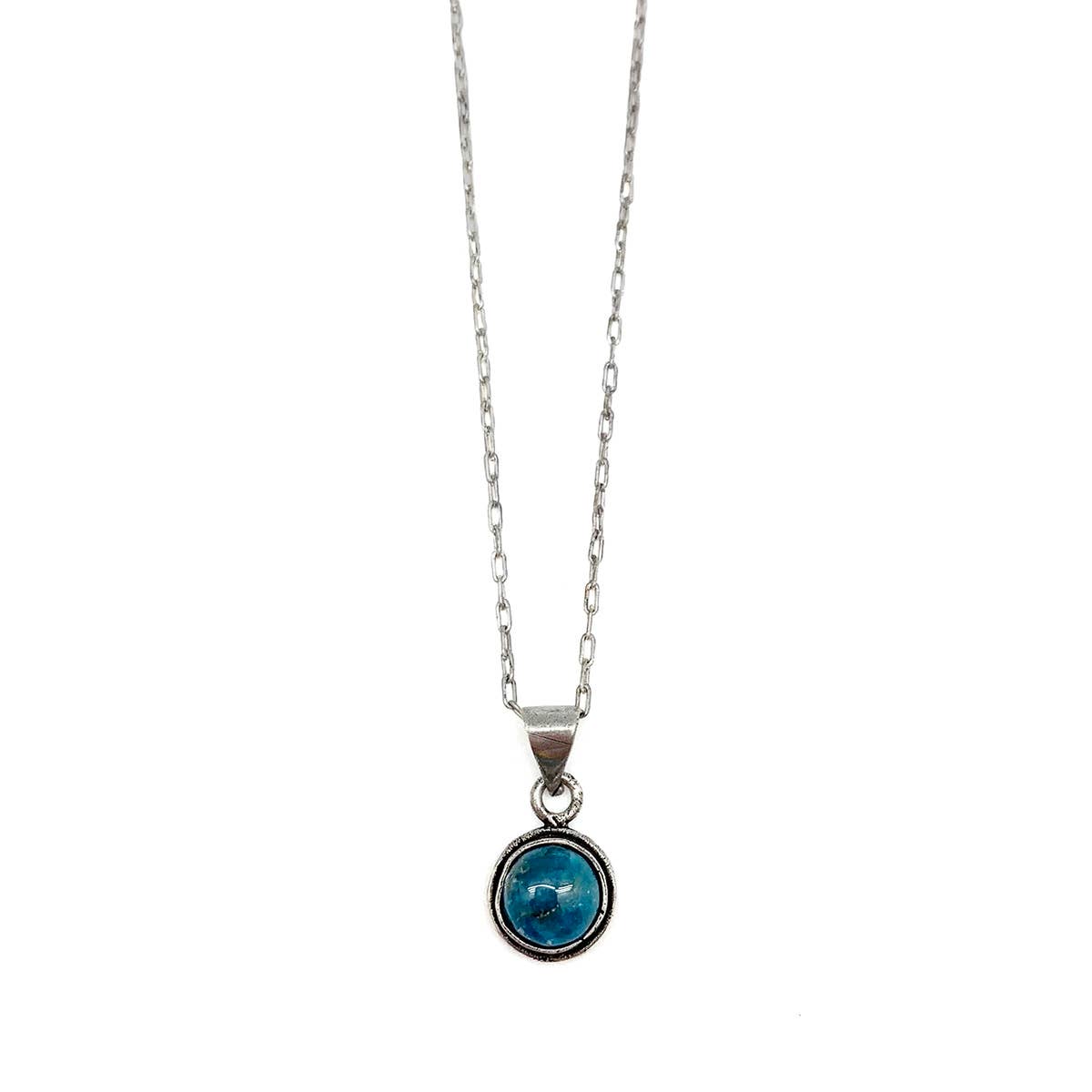 Handcrafted Semiprecious Necklace - Apatite