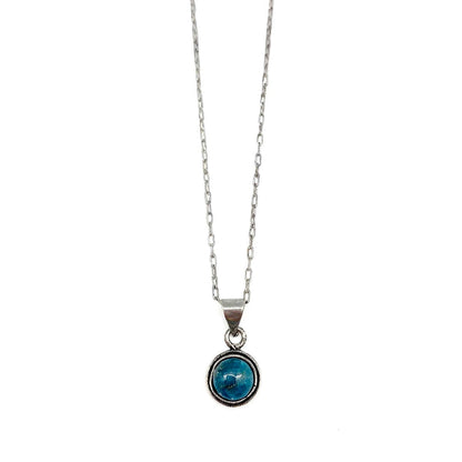 Handcrafted Semiprecious Necklace - Apatite