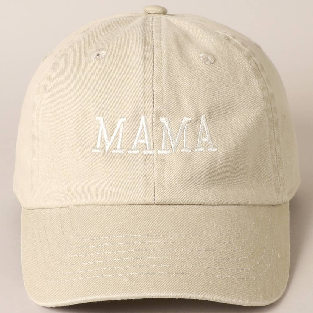 Sand Mama Embroidered Cotton Baseball Cap