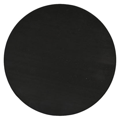 Black Wood Pedestal Stand - Terra Cottage