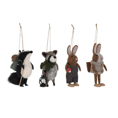 Handmade Wool Felt Forest Animals