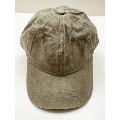 Olive Classic Washed Baseball Cap