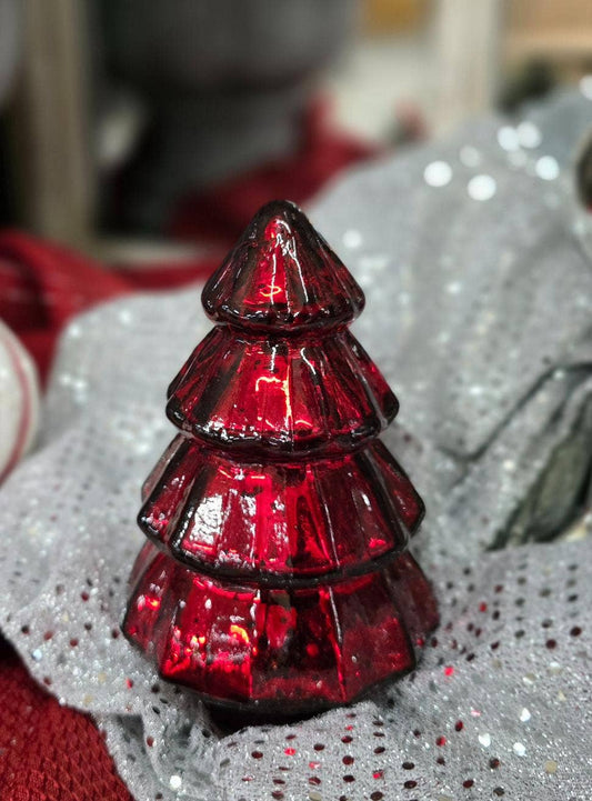 Cranberry Glass Tree