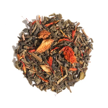 Candied Orange Green Loose Leaf Tea