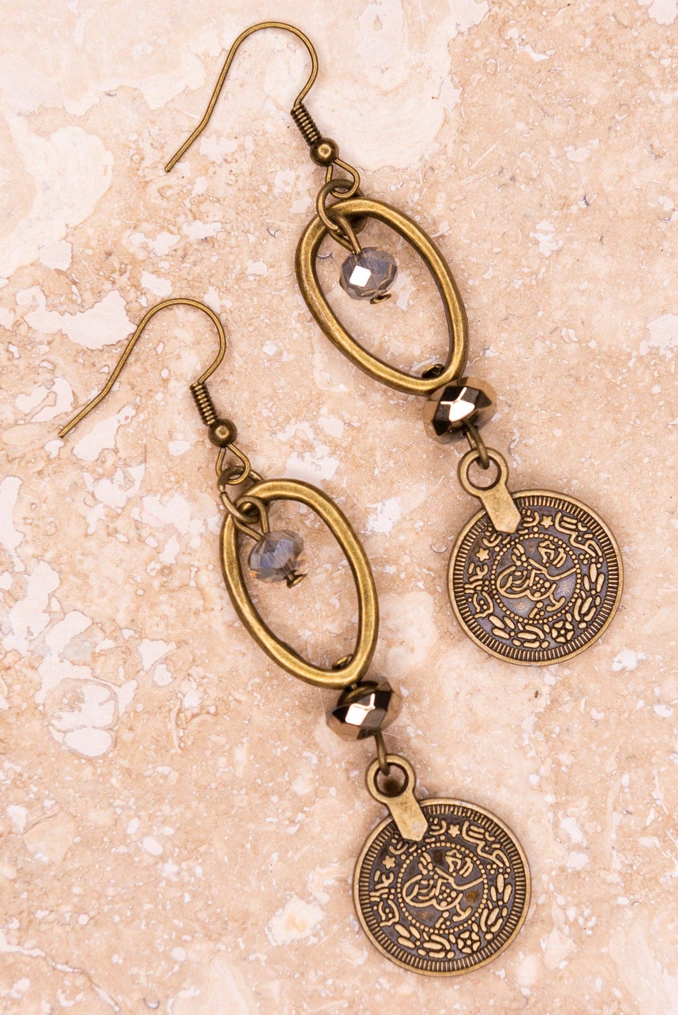 Molly Coin Earrings - Terra Cottage