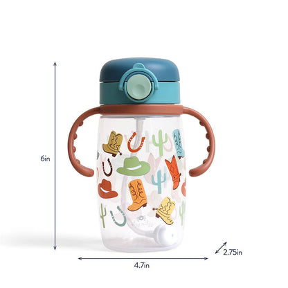 Straw Cup With Snap-Close Lid