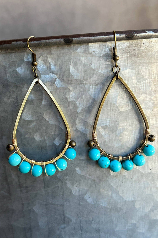 Cody Earrings Turquoise