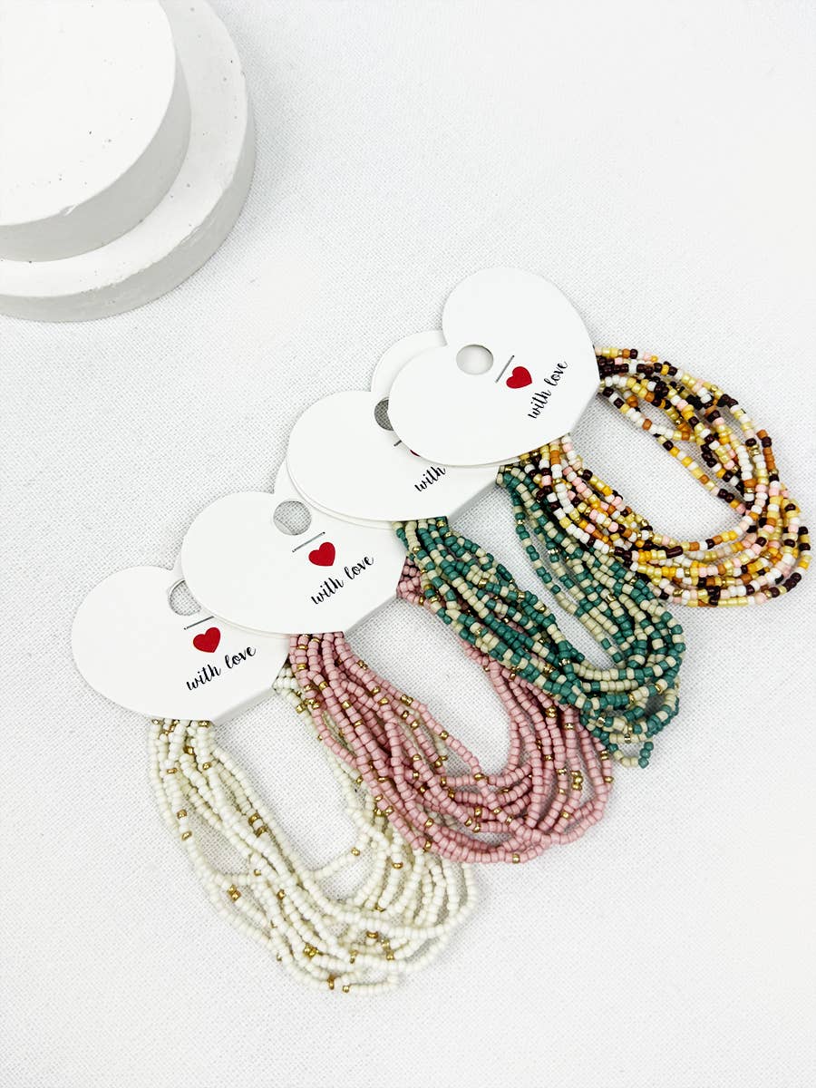 Seed Bead Bundle Bracelet