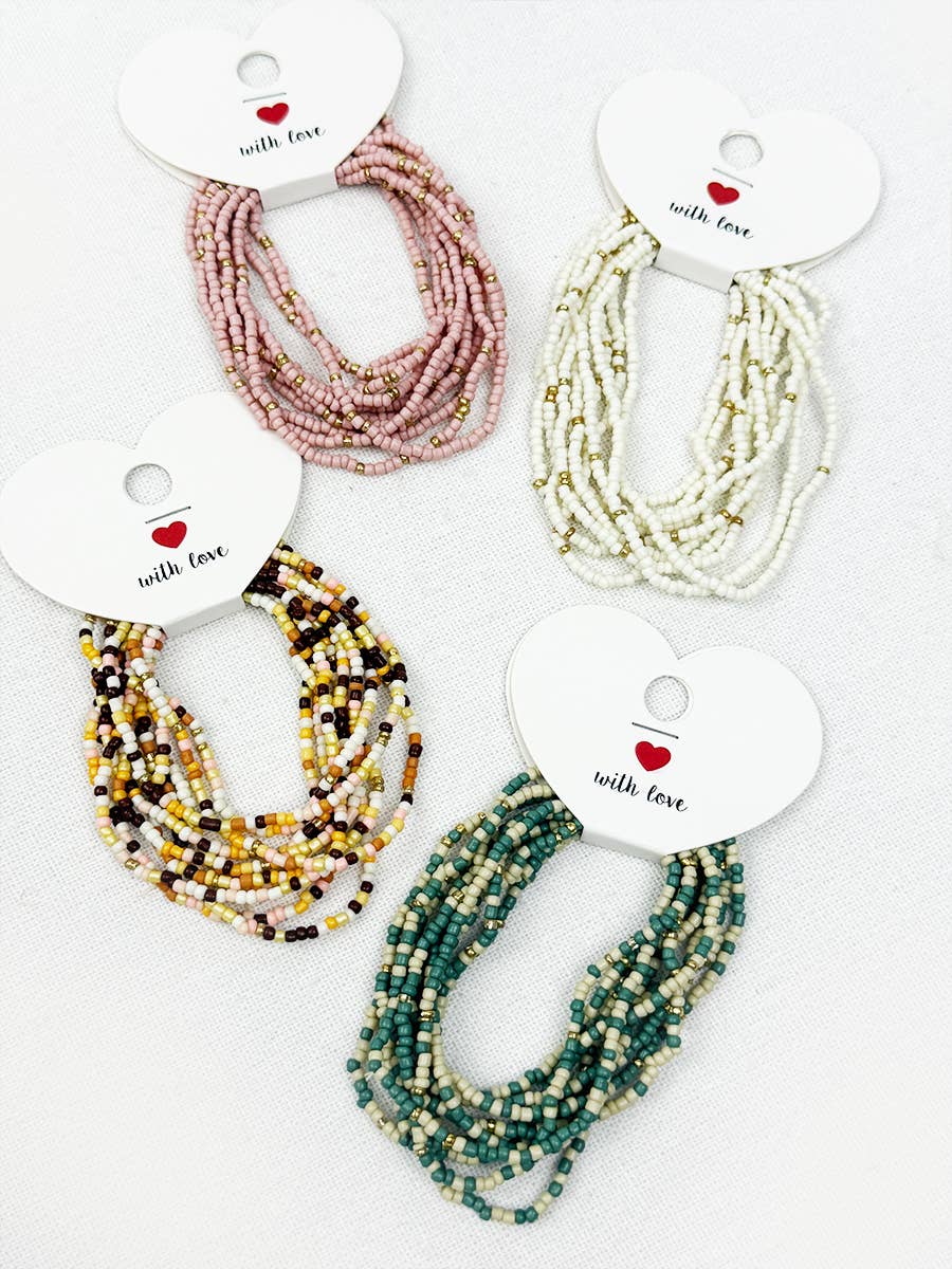 Seed Bead Bundle Bracelet