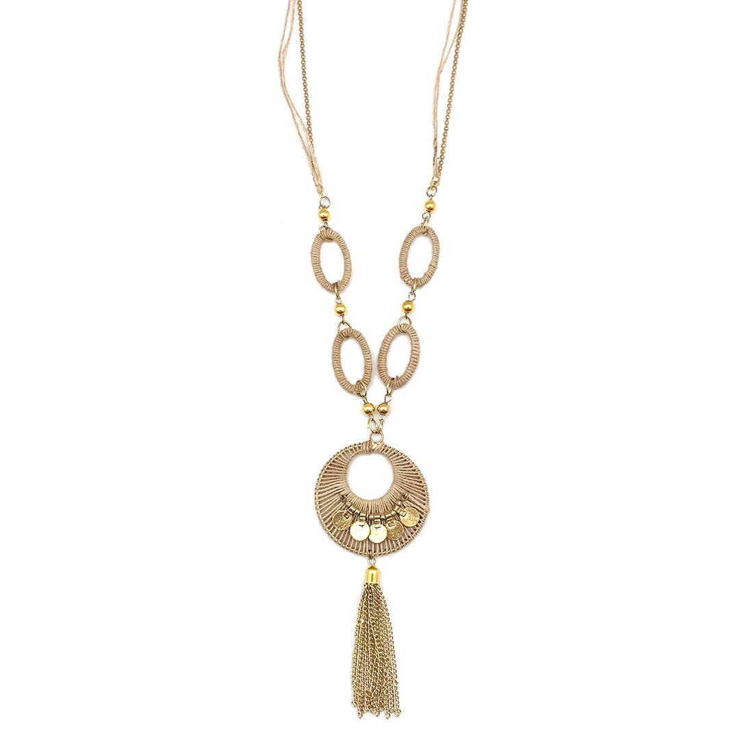 Sachi Chain Tassel Necklace