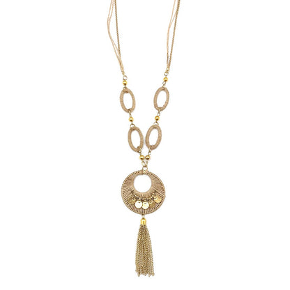 Sachi Chain Tassel Necklace