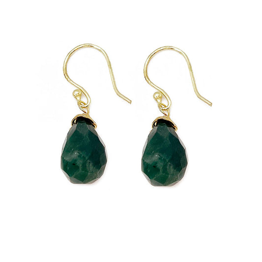Aventurine Teardrop Earrings