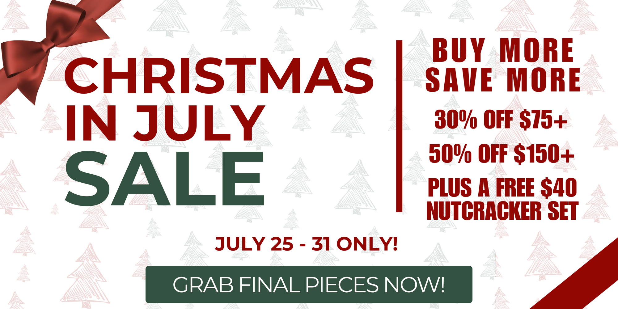 Christmas In July Sale