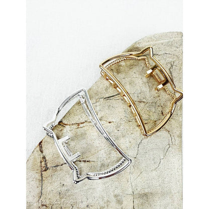 Metal Meow Hair Claw Clips - Terra Cottage