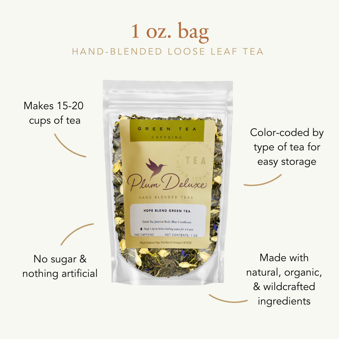 Easy Like Sunday Morning Chocolate Lavender Herbal Tea - Terra Cottage