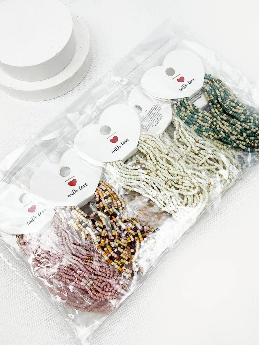 Seed Bead Bundle Bracelet