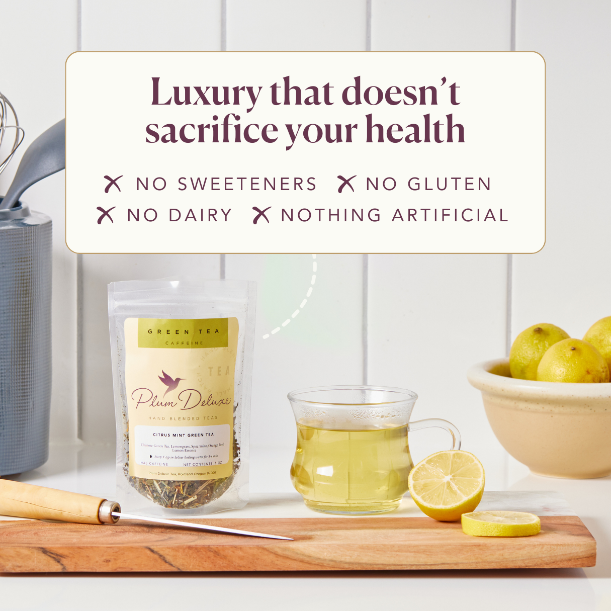 Huckleberry Happiness Blueberry Black Loose Leaf Tea - Terra Cottage