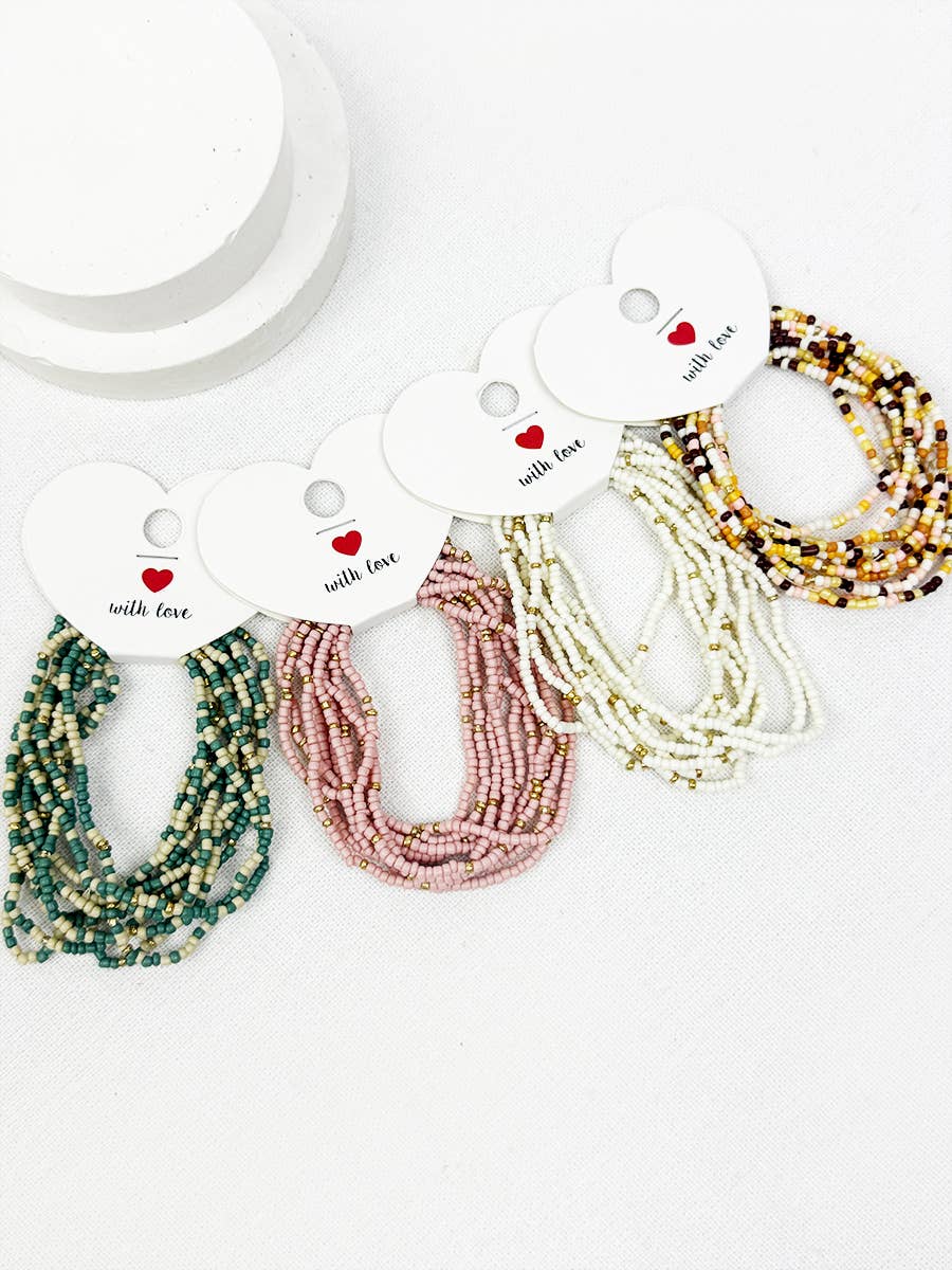 Seed Bead Bundle Bracelet