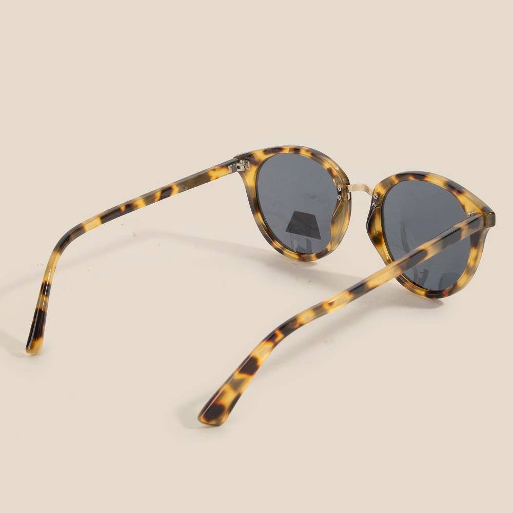 Polarized Acetate Round Sunglasses - Terra Cottage