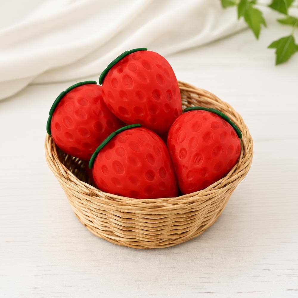 Strawberry Squeeze Squishy Stress Relief Toy