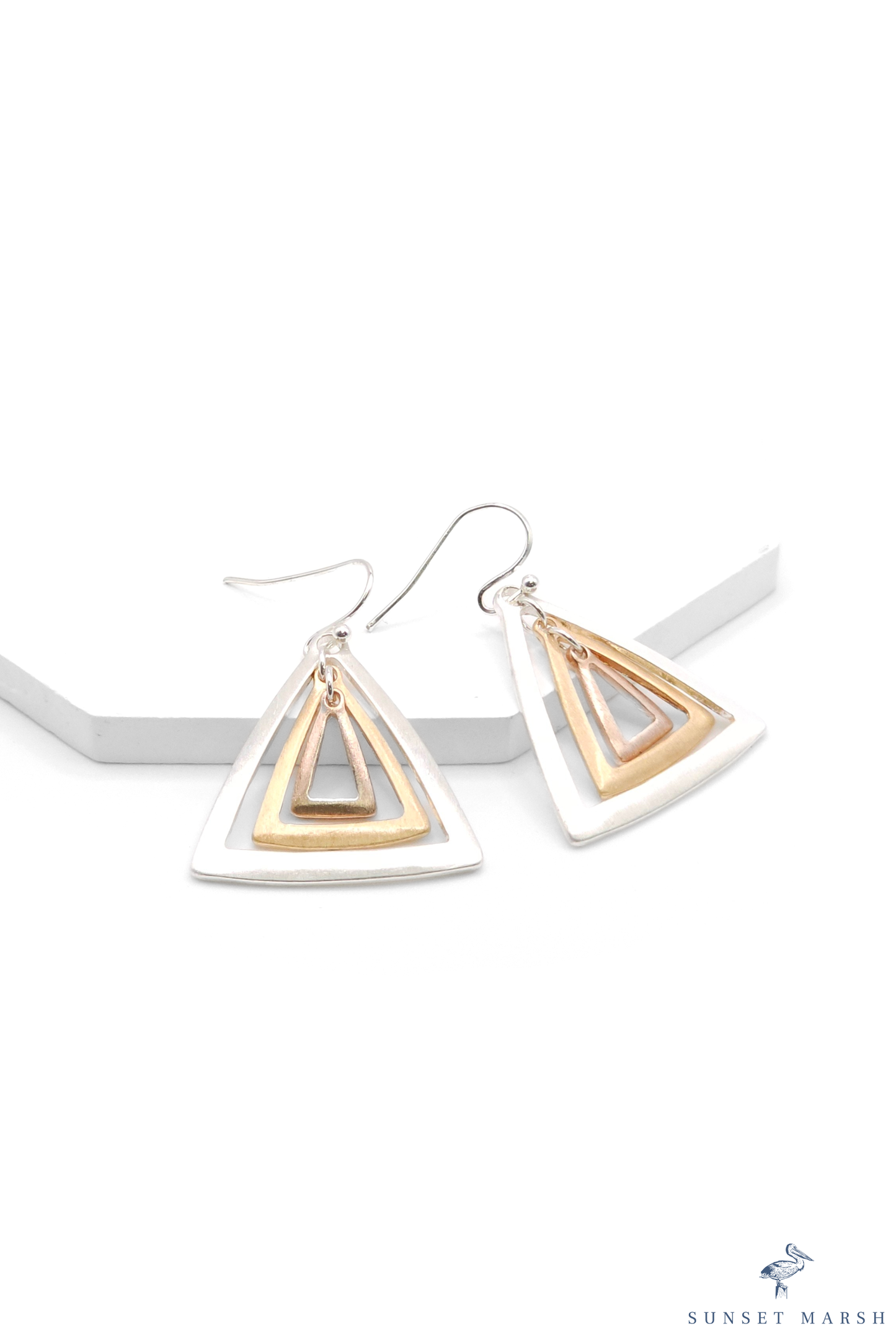 Trinity Glint - Multi Earrings