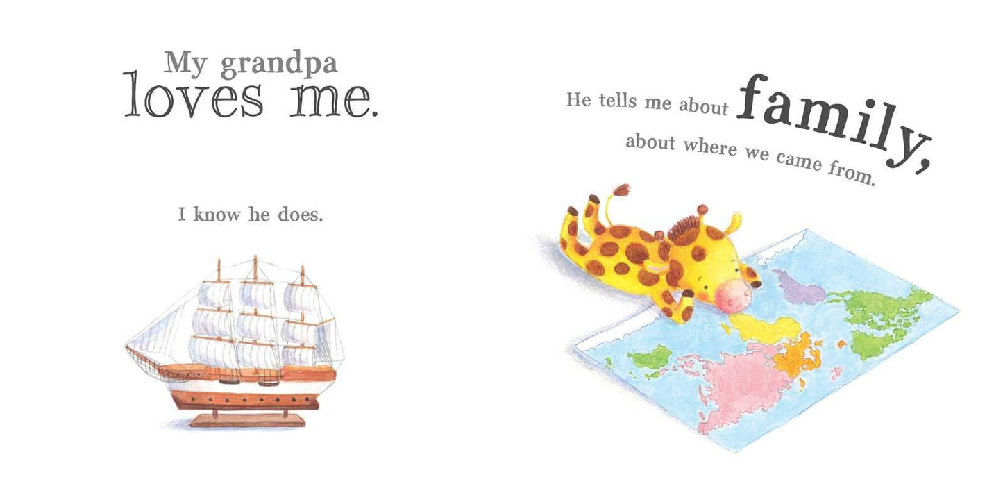 My Grandpa Loves Me Board Book