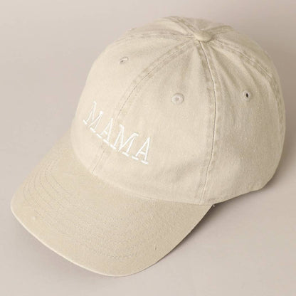 Sand Mama Embroidered Cotton Baseball Cap