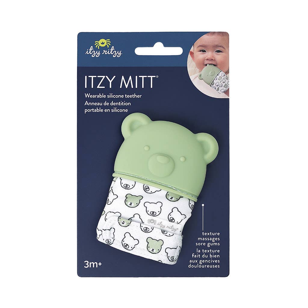 Baby Silicone Bear Teething Mitts