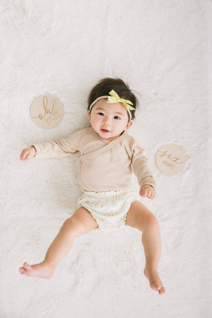 Wooden Reversible Monthly Milestone Photo Prop