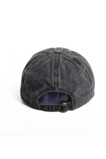 Black Celestial-Moon Embroidered Baseball Cap