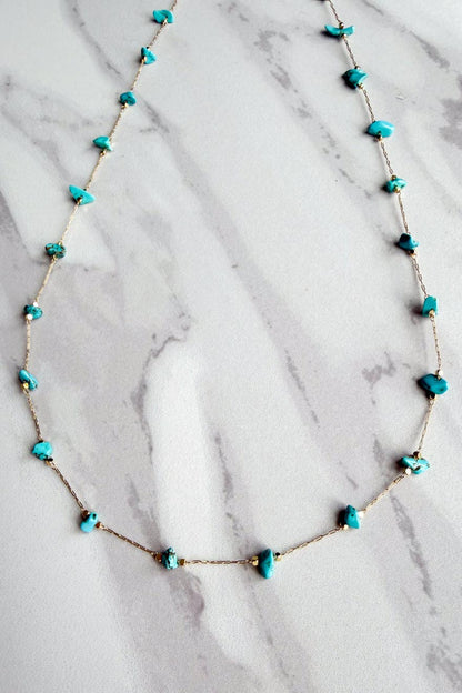Laura Necklace- Turquoise