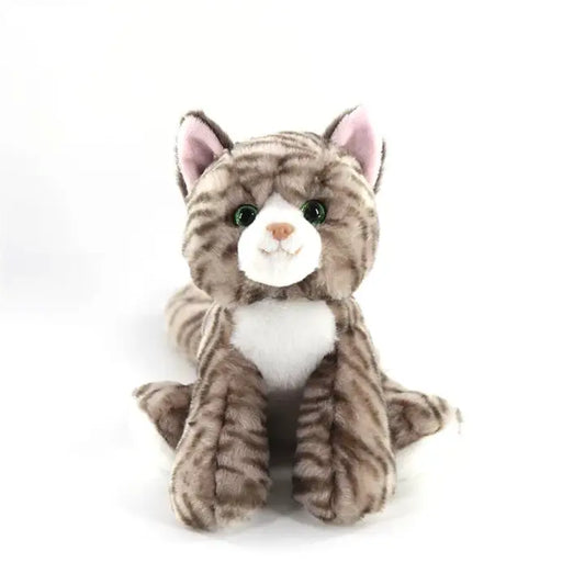 Grey Tabby Cat Stuffed Animal