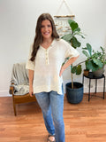 Ivory Henley Knit Top