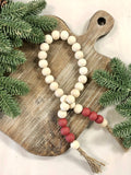 Holly Berry Bead Garland - Terra Cottage