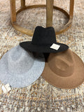 Brown Wool Felt Hat