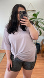 Lilac Super Soft Oversized Tee