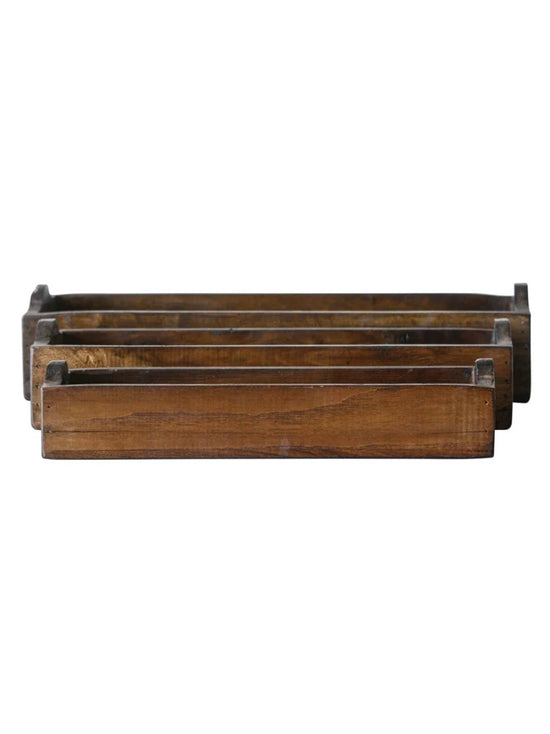 Rustic Wood Boxes – Terra Cottage